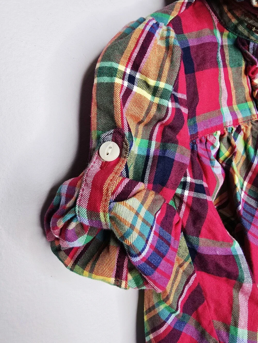 Ralph Lauren Flannel Plaid Dress Size 6 Months